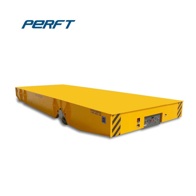 2.5 Ton Towed Cable Power Rail Transfer Carts For Robotic Arm